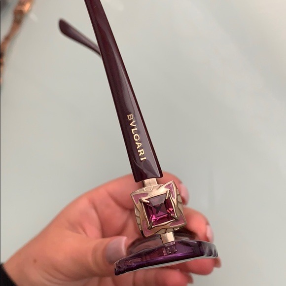 Bvlgari purple small round prescription frames - Picture 3 of 7